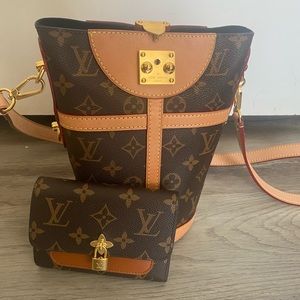 Louis Vuitton crossbody bag and Wallet
